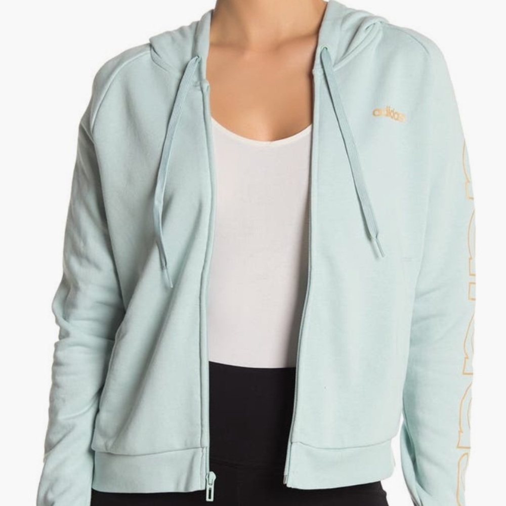 Women’s Adidas zip front hoodie size small